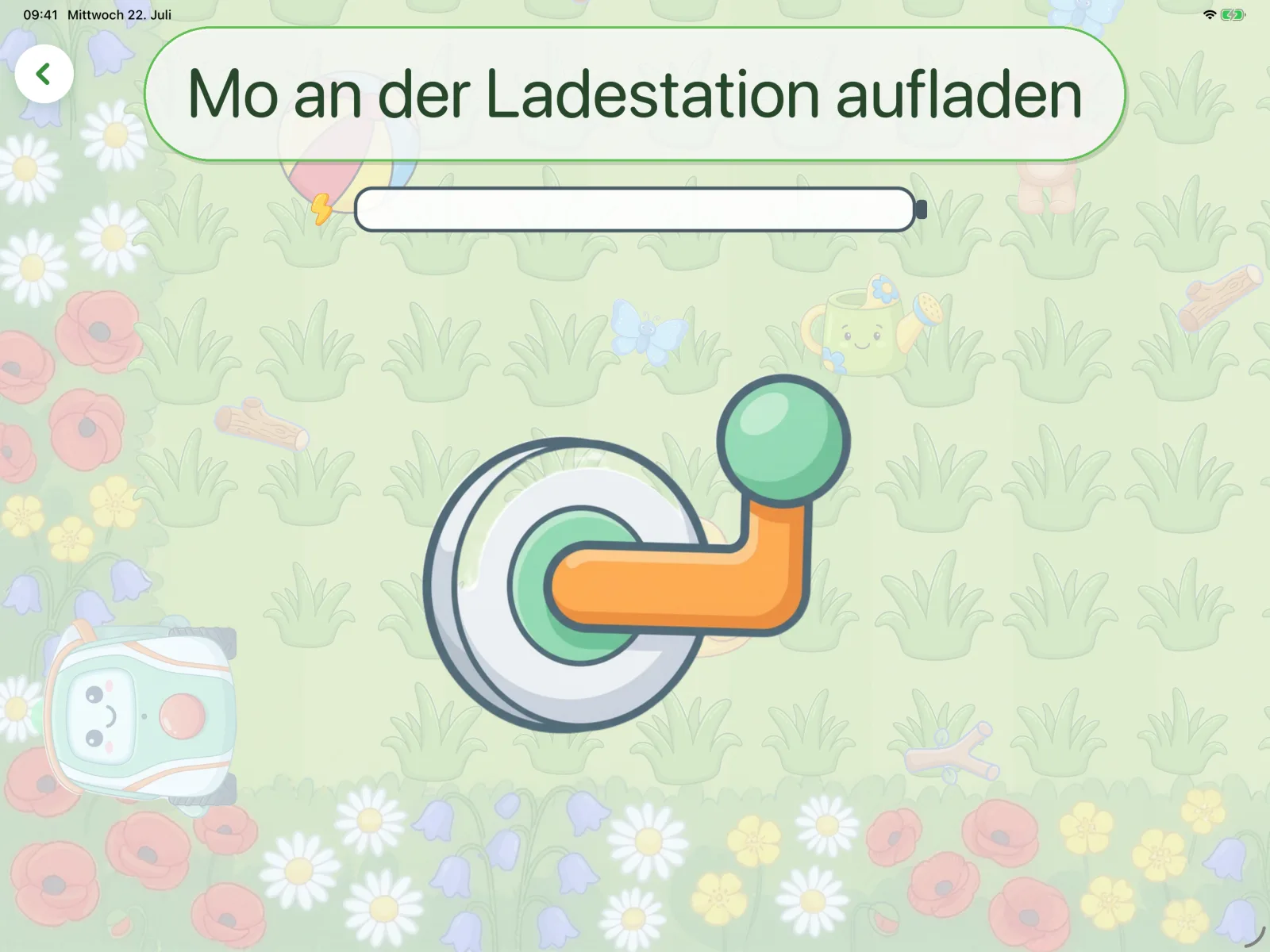 Mo an der Ladestation aufladen