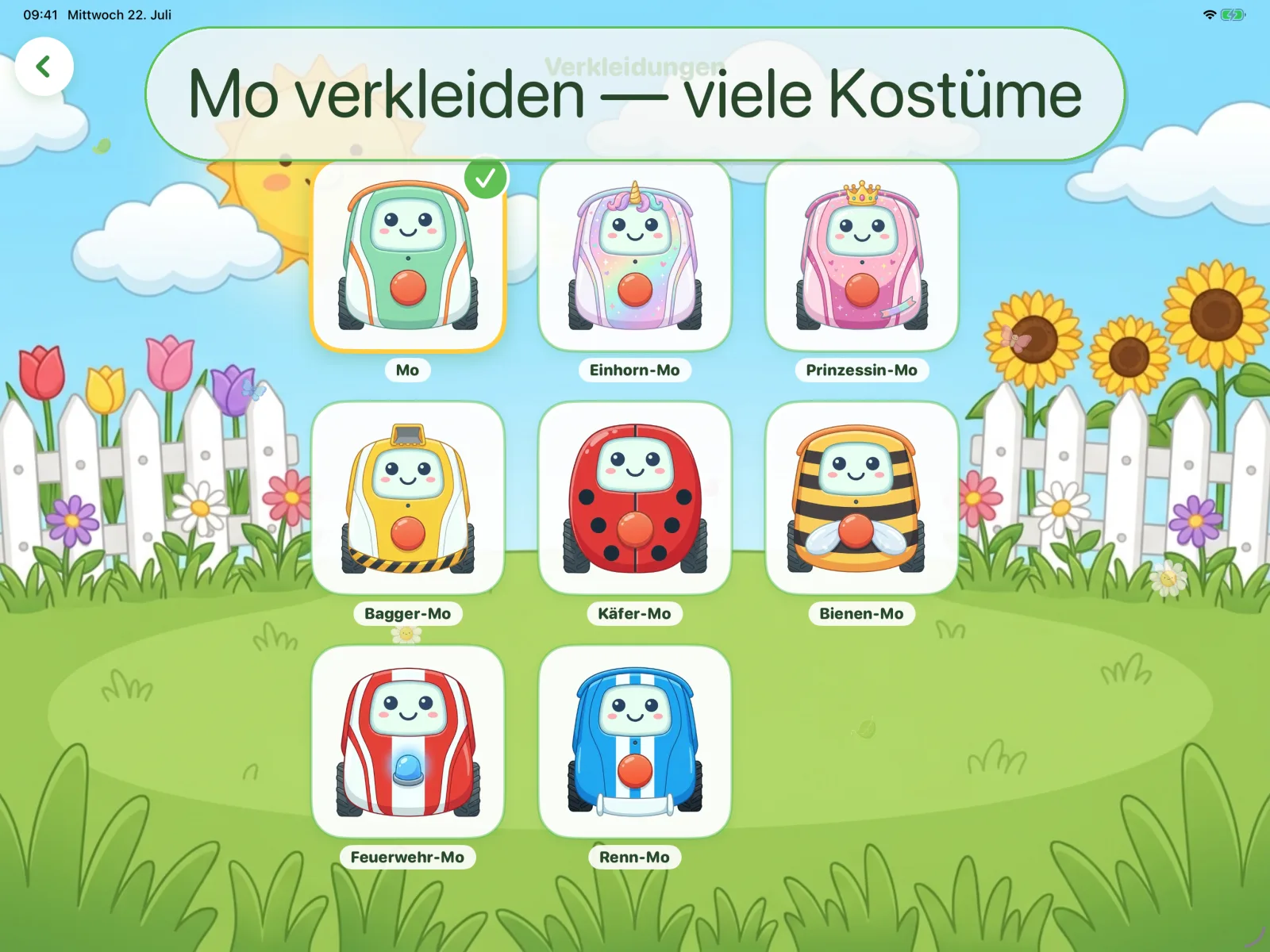 Mo verkleiden — viele Kostüme