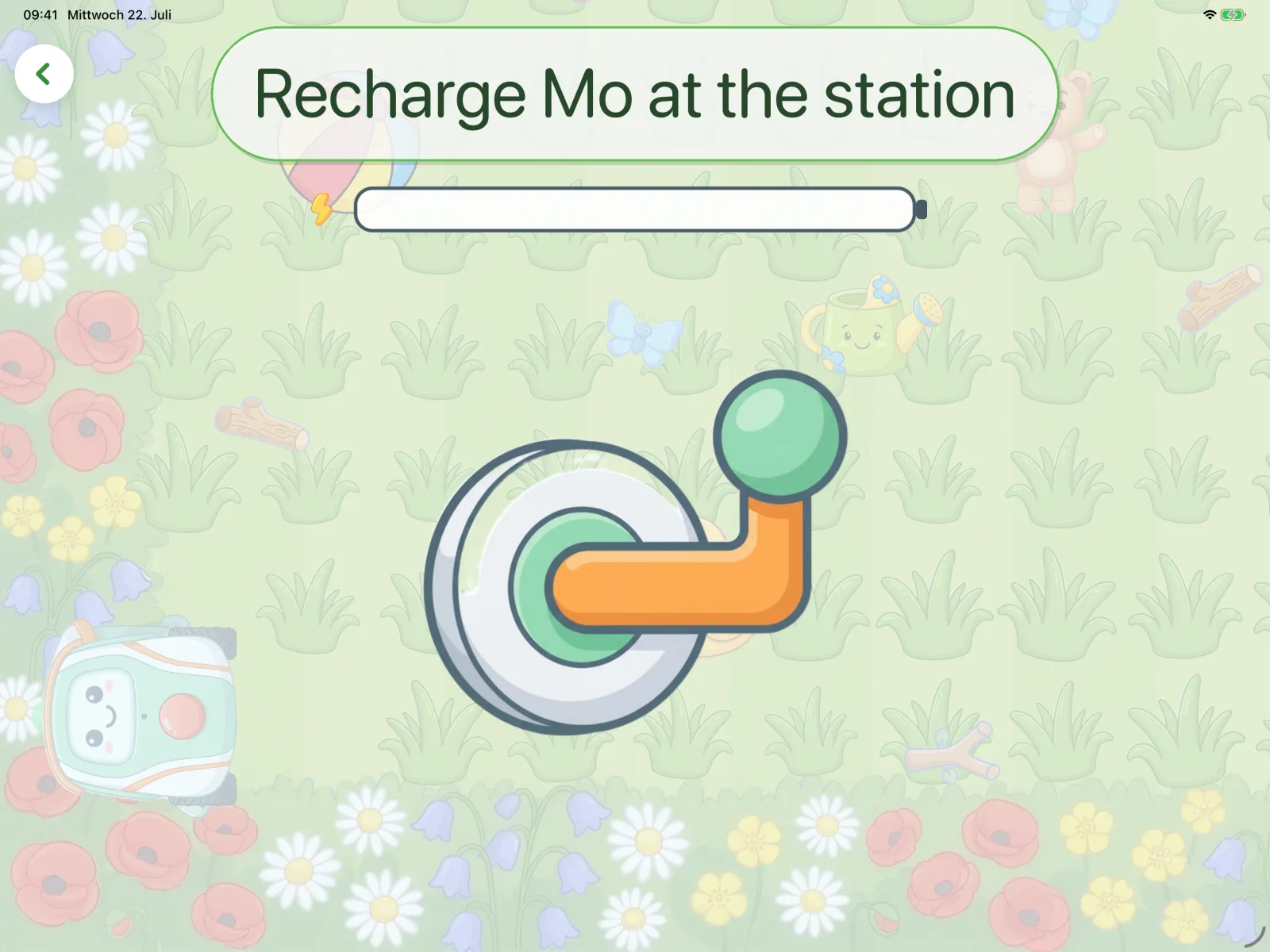 Recharge Mo at the station