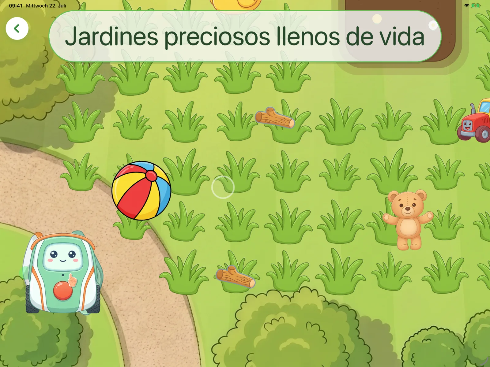 Jardines preciosos llenos de vida