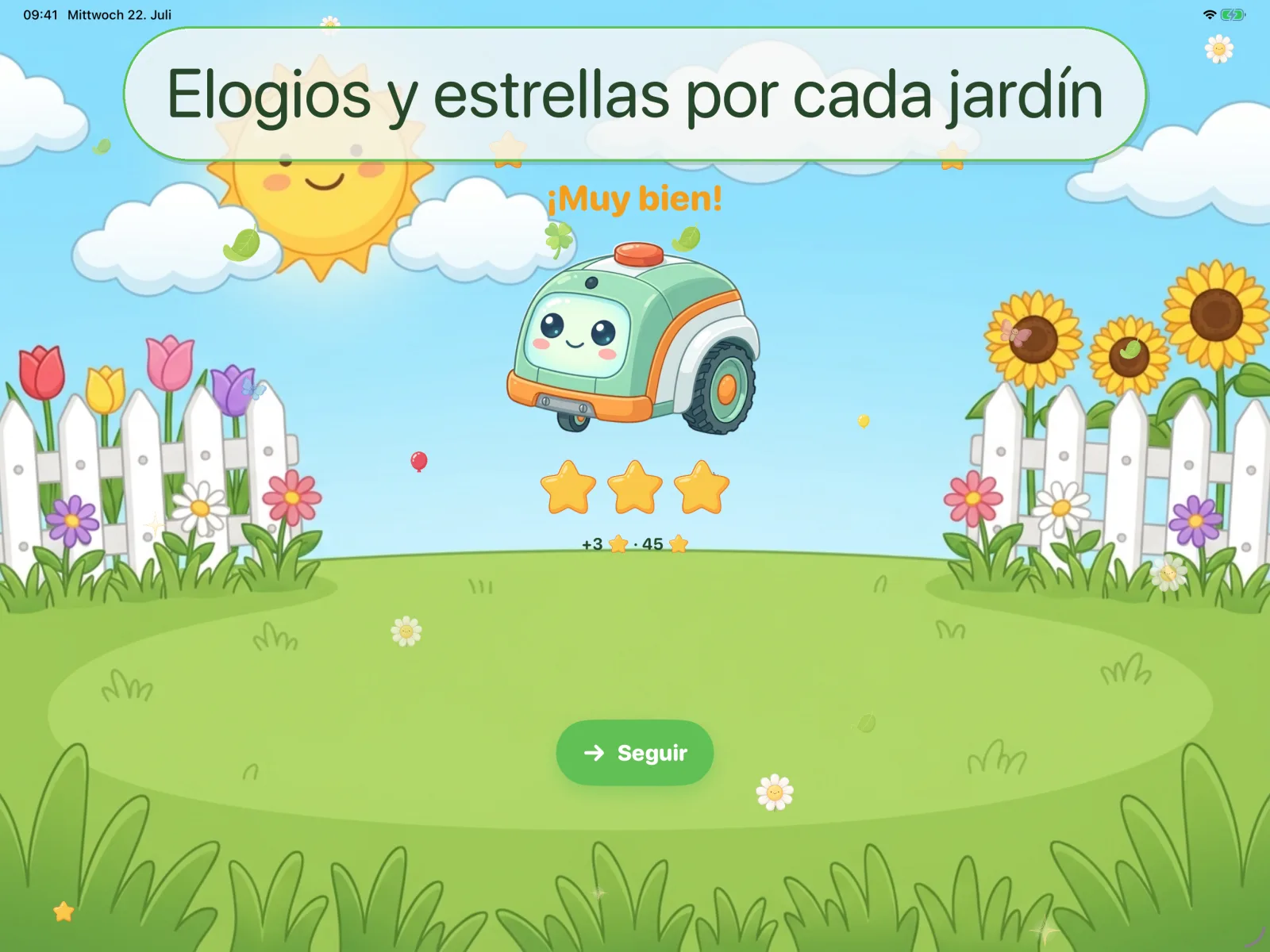 Elogios y estrellas por cada jardín