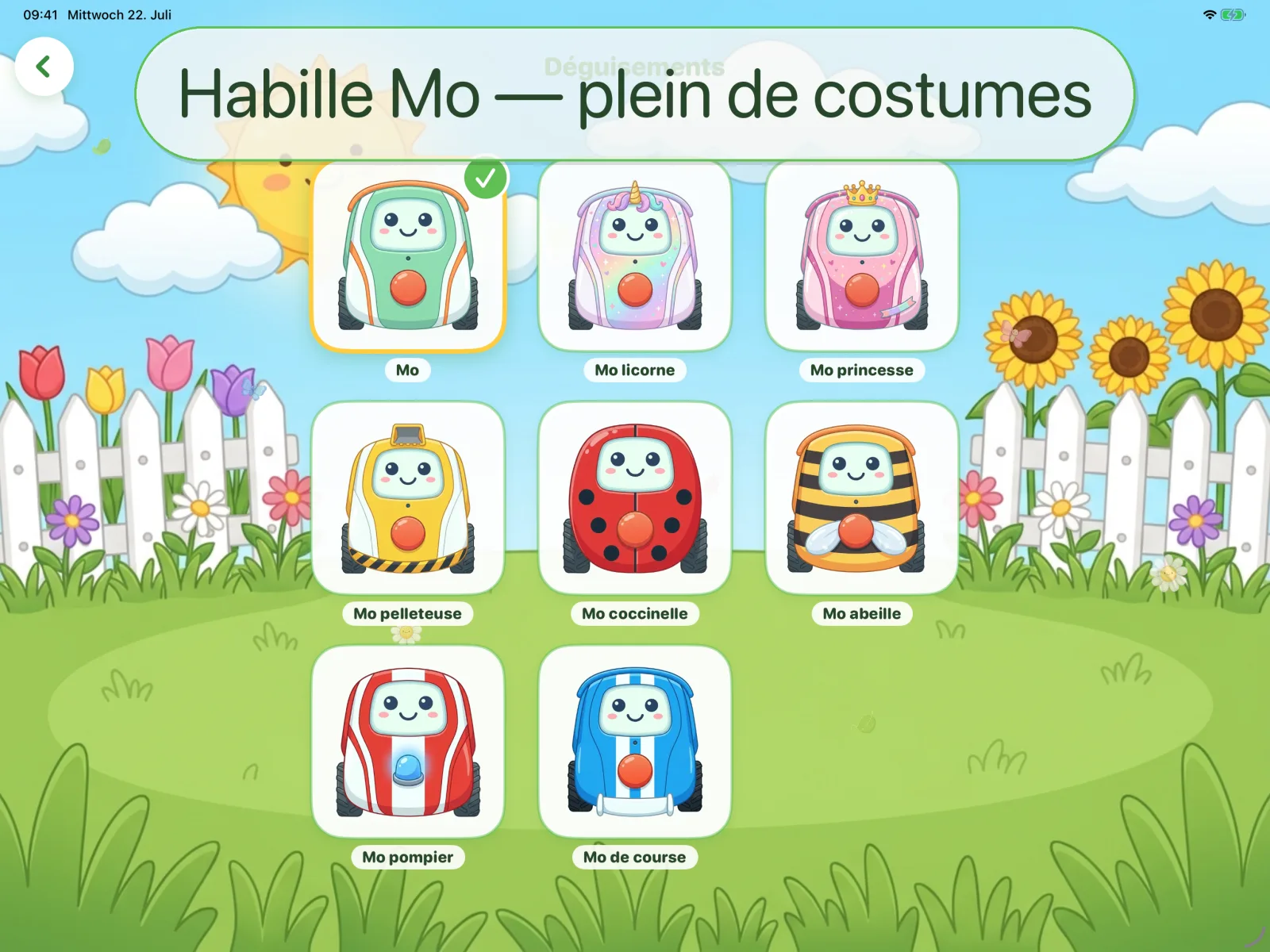 Habille Mo — plein de costumes