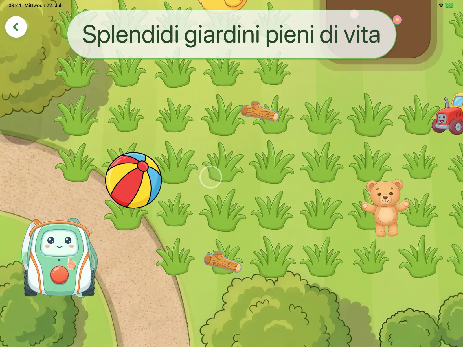 Splendidi giardini pieni di vita