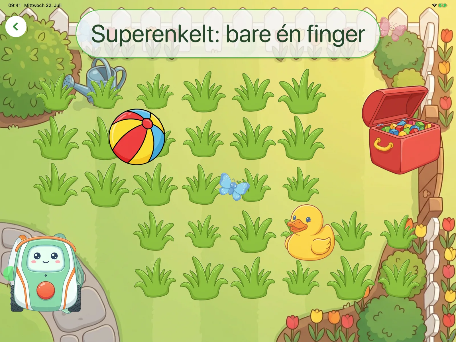 Superenkelt: bare én finger