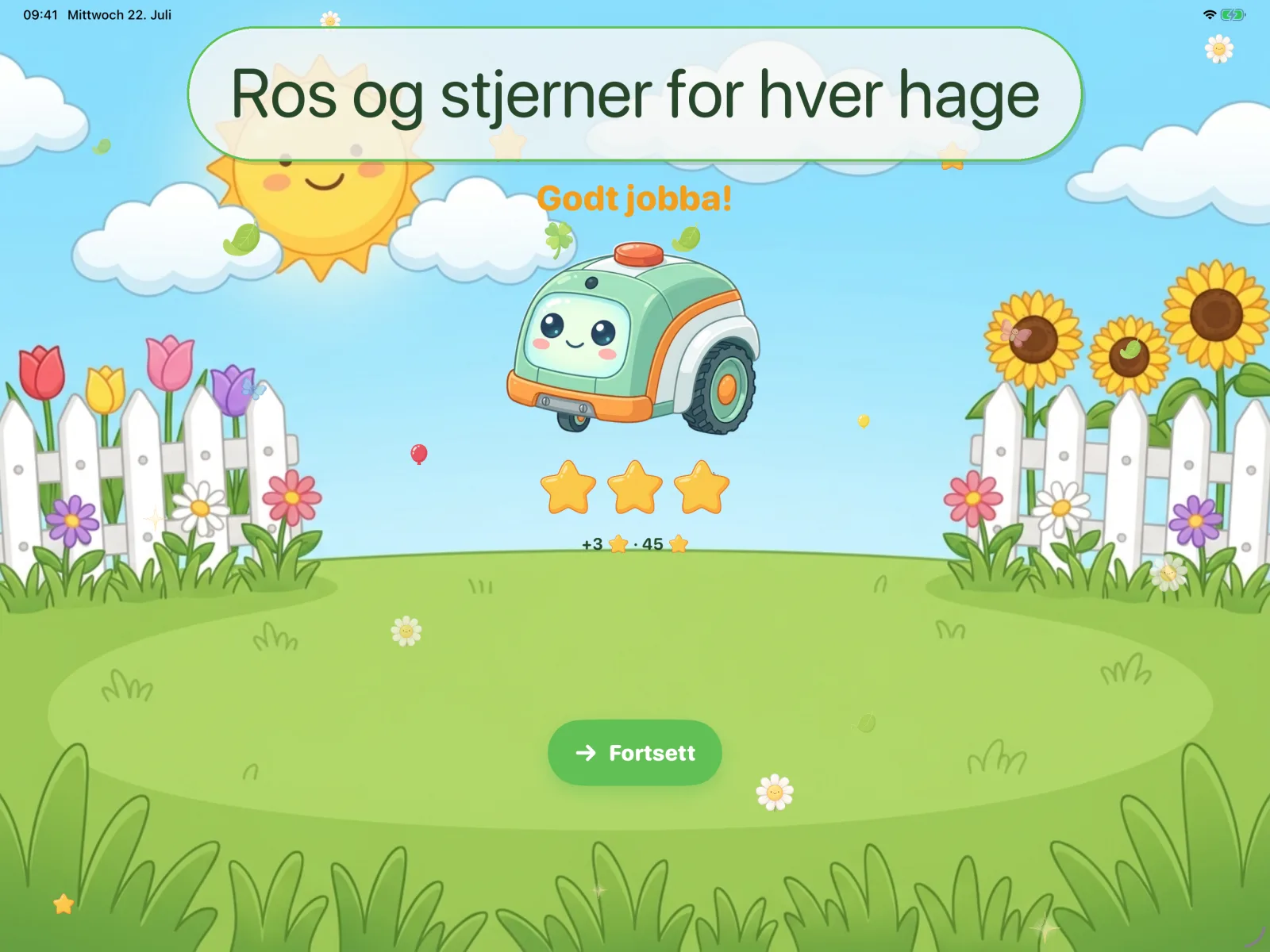 Ros og stjerner for hver hage