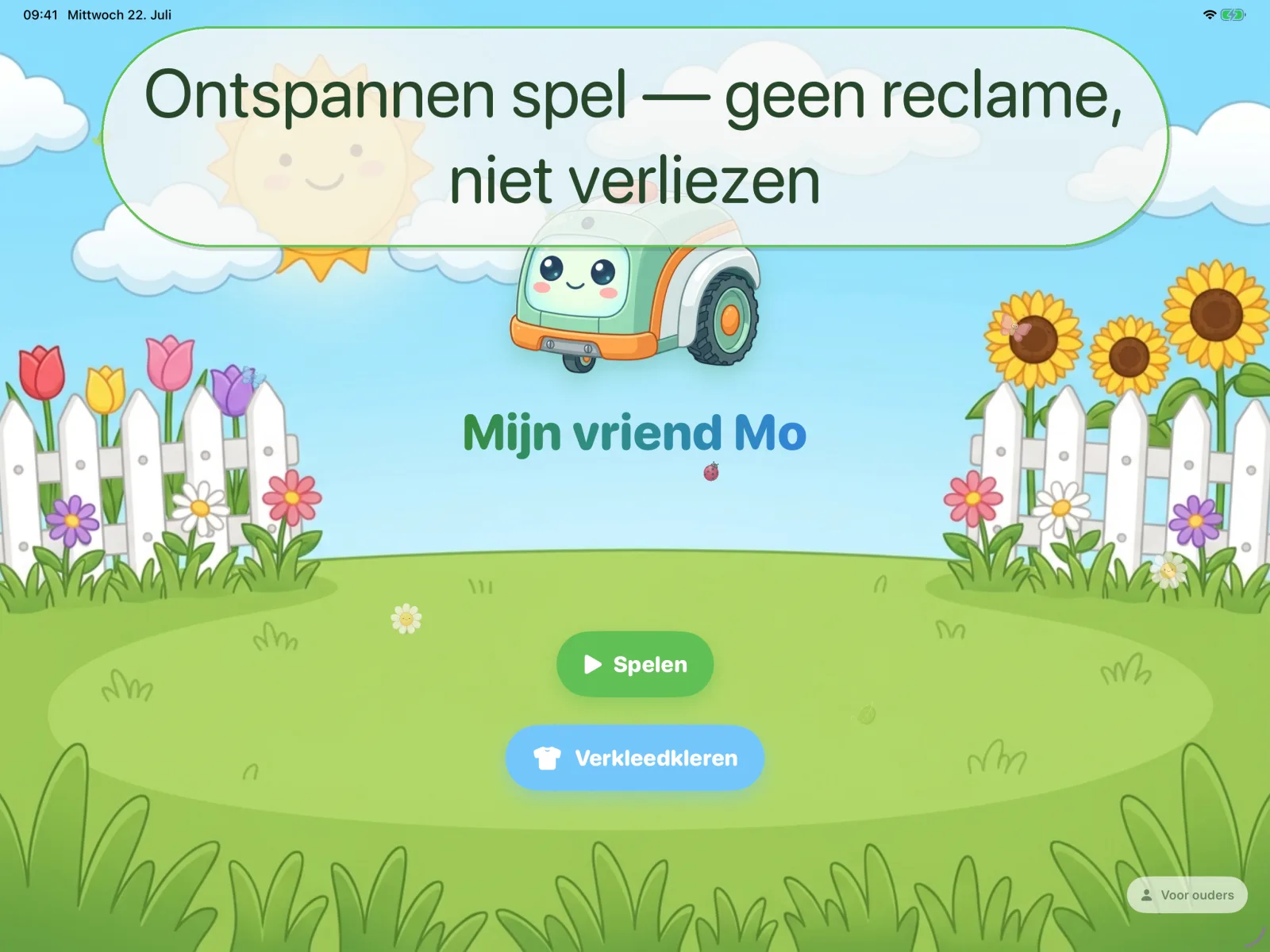Ontspannen spel — geen reclame, niet verliezen
