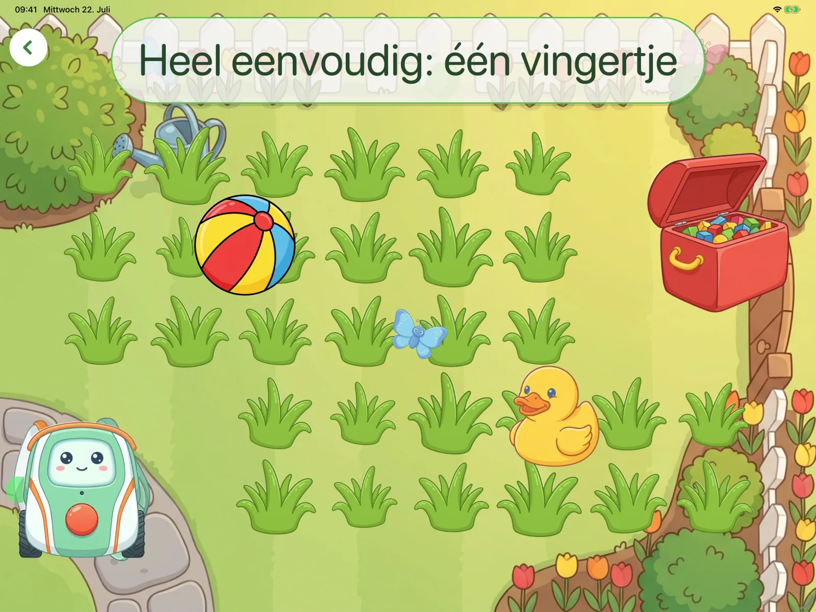 Heel eenvoudig: één vingertje