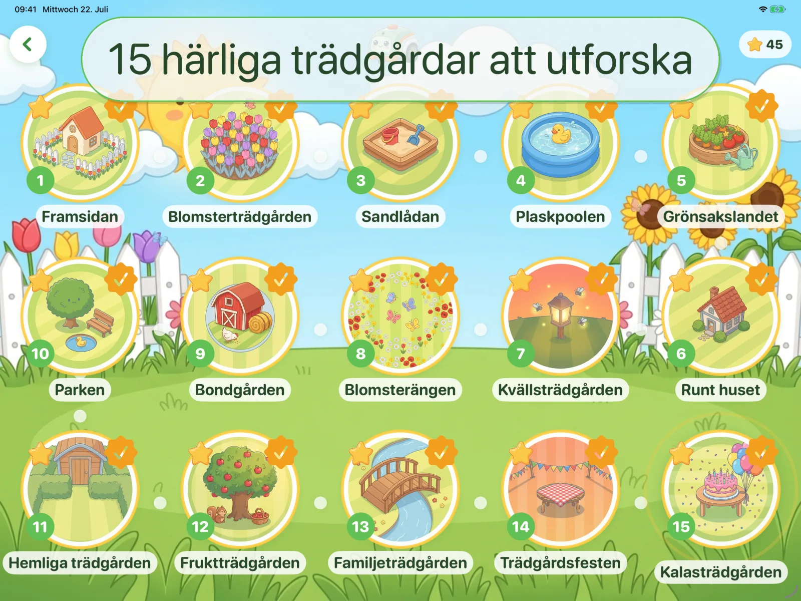 15 härliga trädgårdar att utforska