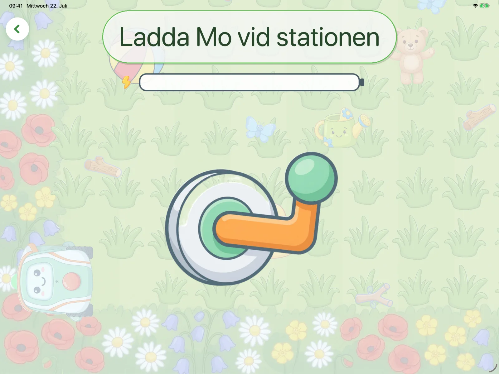 Ladda Mo vid stationen